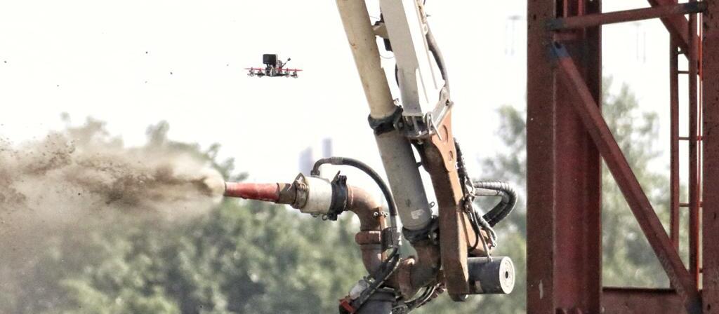 The bridge that collapsed — and the drones that held the operation together.